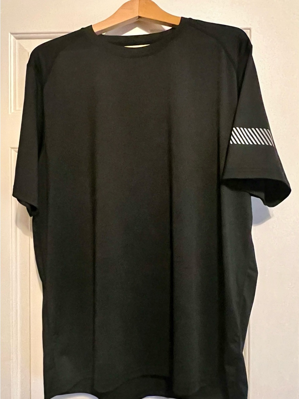 Liberty Pro Men's Solid Black Athletic Performance T-Shirt - Size L